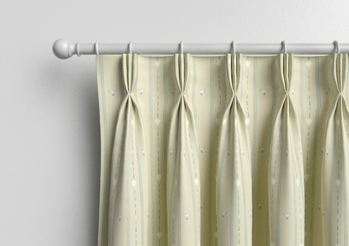 Puddle Down, Duck Stripe Shell - Made to Measure Curtains - Image 11